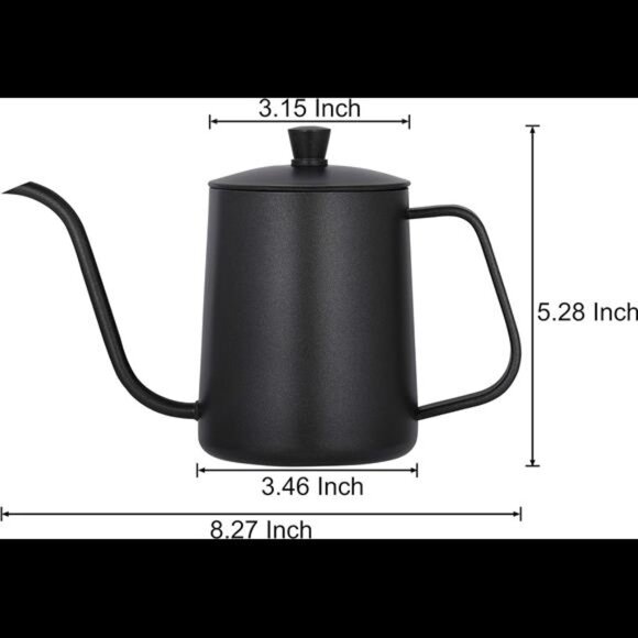 Small Pour Over Coffee Kettle Gooseneck, Pour Over Coffee Kettle Stainless Steel - Picture 2 of 6
